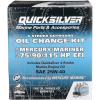 imageQuicksilver 25W40 Oil Change Kit for 4Stroke 75hp 90hp and 115hp Mercury 17L Outboards