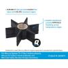 imageQuicksilver 43026T2 Water Pump Impeller for OEM Mercury 75115 Hp Optimax Outboards and 30450 Hp 4Stroke Outboards and MerCruiser Alpha One Gen IIVazer Sterndrives