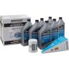 imageQuicksilver 4Stroke Oil Change Kit  for Yamaha Outboard Engines  F30 F40 F50 F60 F70 F75 F80 F90 F100 F115 F150 F200 F225 F250 and F300Yamaha F225  F300