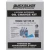 imageQuicksilver 4Stroke Oil Change Kit  for Yamaha Outboard Engines  F30 F40 F50 F60 F70 F75 F80 F90 F100 F115 F150 F200 F225 F250 and F300Yamaha F30  F70