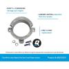 imageQuicksilver 806105Q1 Aluminum Bearing Carrier Anode for MerCruiser Alpha One Gen II and Vazer Drives