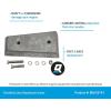 imageQuicksilver 806187A1 Aluminum Anode for MerCruiser BlackHawk Drives