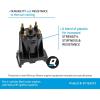 imageQuicksilver 811635T3 Distributor Cap for Marinized 4Cylinder Engines by General Motors wDelco EST Ignition Systems