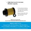 imageQuicksilver 8M0154753 Inline Water Separating Fuel Filter for Select Yamaha 20115hp Outboards