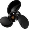 imageQuicksilver Black Diamond 3Blade Aluminum Propeller  For Mercury and MerCruiser Engines15 HP  20 HP Mercury FourStroke  99 CT 2005  Newer