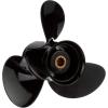imageQuicksilver Black Diamond 3Blade Aluminum Propeller  For Mercury and MerCruiser Engines25 HP  30 HP Mercury FourStroke 2006  Newer