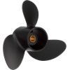 imageQuicksilver Black Diamond 3Blade Aluminum Propeller  For Mercury and MerCruiser Engines4 HP  6 HP Mercury