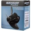 imageQuicksilver Black Diamond 3Blade Aluminum Propeller  For Mercury and MerCruiser Engines40 HP  60 HP Standard Mercury