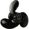 imageQuicksilver Black Diamond 3Blade Aluminum Propeller  For Mercury and MerCruiser Engines6 HP  15 HP Mercury except 899 FourStroke 2005  Newer