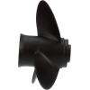 imageQuicksilver Black Diamond 3Blade Aluminum Propeller  For Yamaha Honda Evinrude and Johnson Engines20 HP  30 HP Yamaha w10tooth Spline