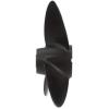 imageQuicksilver Black Diamond 3Blade Aluminum Propeller  For Yamaha Honda Evinrude and Johnson Engines8 HP  14 HP Various MakesModels wPin Drive