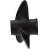 imageQuicksilver Black Diamond 3Blade Aluminum Propeller  For Yamaha Honda Evinrude and Johnson Engines8 HP  15 HP EvinrudeJohnson w13tooth Spline