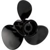 imageQuicksilver Black Diamond 3Blade Aluminum Propeller  For Yamaha Honda Evinrude and Johnson Engines85 HP  140 HP EvinrudeJohnson V4