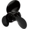imageQuicksilver Black Diamond 3Blade Aluminum Propeller  For Yamaha Honda Evinrude and Johnson Engines85 HP  140 HP EvinrudeJohnson V4