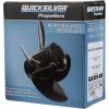 imageQuicksilver Black Diamond 3Blade Aluminum Propeller  For Yamaha Honda Evinrude and Johnson Engines99 HP  20 HP HondaYamaha w8tooth Spline