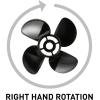 imageQuicksilver Nemesis 4Blade Aluminum Propeller  For Mercury and MerCruiser Engines40 CT  125 HP Mercury Pontoon