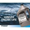 imageQuicksilver Premium Plus 2Stroke Synthetic Blend Marine Engine Oil 32oz25 Gallon