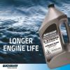 imageQuicksilver Premium Plus 2Stroke Synthetic Blend Marine Engine Oil 32ozQuart