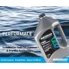 imageQuicksilver Premium Synthetic Blend 2Stroke Engine Oil for PWC Snowmobile 1 Gallon1Quart
