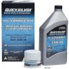 imageQuicksilver 4Stroke Oil Change Kit  for Mercury Outboard Engines  15 20 25 30 40 50 60 75 90 115 150 175 200 225 250 300 350 400 HP1520 Hp