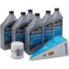 imageQuicksilver 4Stroke Oil Change Kit  for Yamaha Outboard Engines  F30 F40 F50 F60 F70 F75 F80 F90 F100 F115 F150 F200 F225 F250 and F300Yamaha F200  F250