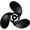 imageQuicksilver Black Diamond 3Blade Aluminum Propeller  For Mercury and MerCruiser Engines6 HP  15 HP Mercury except 899 FourStroke 2005  Newer