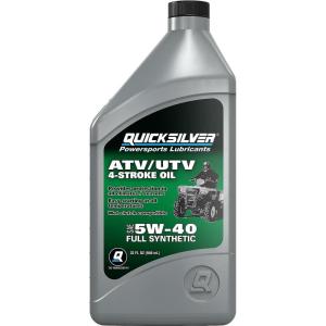 imageQuicksilver 5W40 Full Synthetic 4Stroke ATV Engine Oil 1 Quart