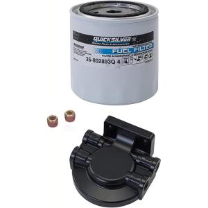 imageQuicksilver 802893Q4 Water Separating Fuel Filter Kit for Mercury and Mariner Outboards and MerCruiser Sterndrive and Inboard Engines
