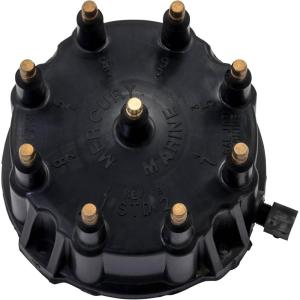 imageQuicksilver 805759Q01 Distributor Cap for Marinized V8 Engines by General Motors wThunderbolt IV and V HEI Ignition Systems