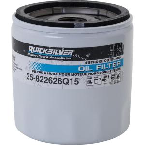 imageQuicksilver 822626Q15 Oil Filter for Select Mercury and Mariner V225 V6 4Stroke Outboards