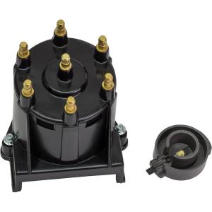 imageQuicksilver 850484T3 Distributor Cap and Rotor Kit for Marinized V6 Engines by General Motors with Delco HEI Ignition Systems