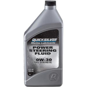 imageQuicksilver 858077Q01 Power Steering Fluid SAE 0W30 Full Synthetic  32 Oz Bottle