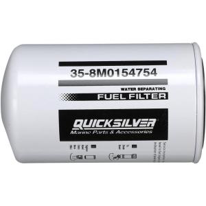 imageQuicksilver 8M0154754 Water Separating Fuel Filter for Select Yamaha 2Stroke and 4Stroke Outboards