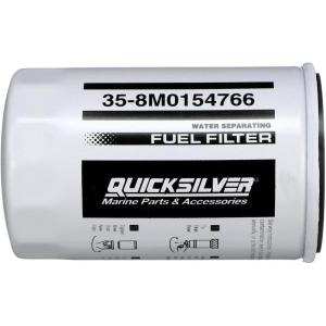 imageQuicksilver 8M0154766 Water Separating Fuel Filter for Select Yamaha 2Stroke ampamp 4Stroke Outboards