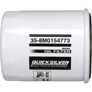 imageQuicksilver 8M0154773 20 Micron Oil Filter for Various Marine Engines