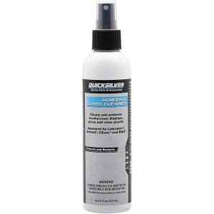 imageQuicksilver 8M0224418 Screen ampamp Glass Cleaner for Marine Electronics Windshields and Mirrors 8 ozScreen  Glass
