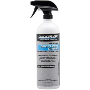 imageQuicksilver 8M0224418 Screen ampamp Glass Cleaner for Marine Electronics Windshields and Mirrors 8 ozSpotless Shine