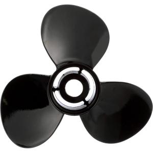 imageQuicksilver Black Diamond 3Blade Aluminum Propeller  For Mercury and MerCruiser Engines40 CT  125 HP Mercury