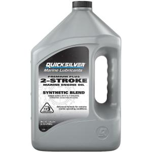 imageQuicksilver Premium Plus 2Stroke Synthetic Blend Marine Engine Oil 32ozGallon
