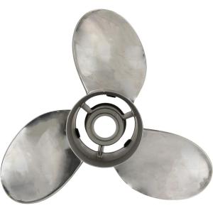imageQuicksilver Thunderbolt Propeller High Polished Stainless FinishQS5005X  17P  Left