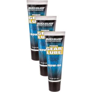 imageQuicksilver by Mercury Marine 80W90 Premium Gear Lube Marine Engine 9 Oz9oz Pack of 3