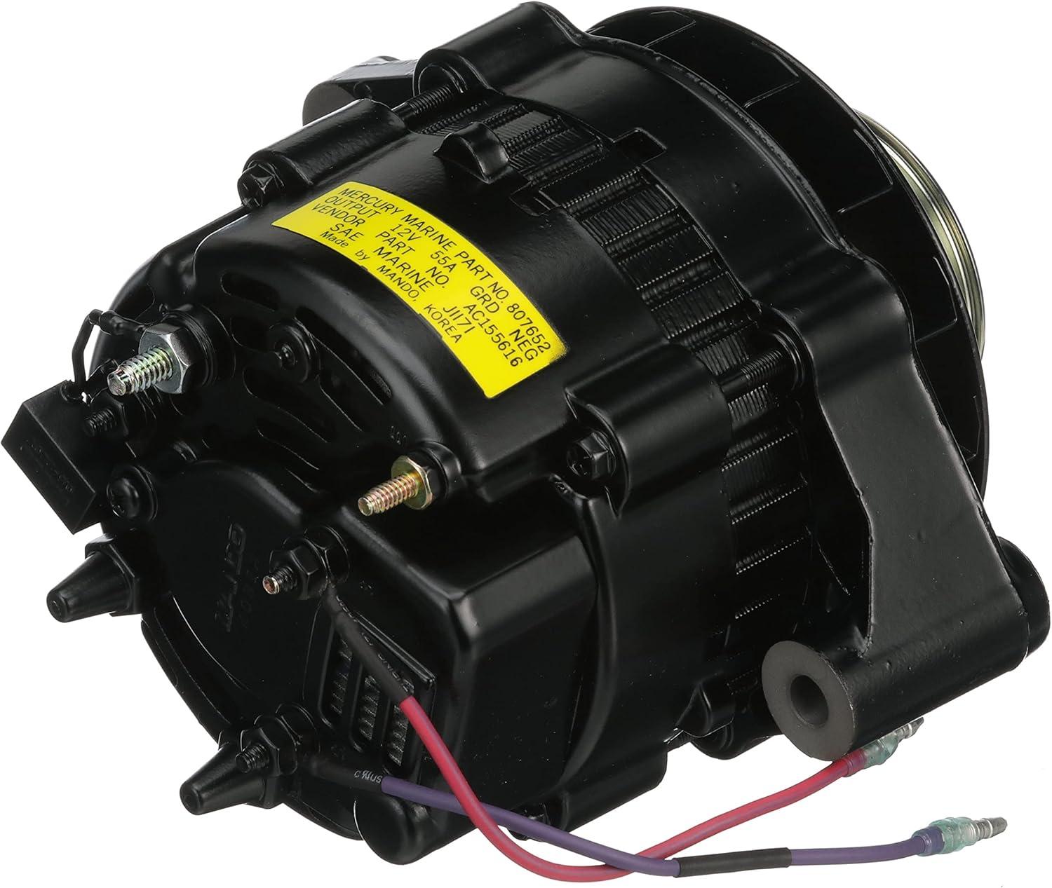 imageQuicksilver 807652T 55 Amp Alternator Mando Serpentine Belt for V6 and V8 MerCruiser Sterndrives or Inboard Engines Made by General Motors 19961999