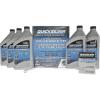 imageQuicksilver 10W30 Oil Change Kit for 4Stroke 75hp 90hp and 115hp Mercury 21L Outboards