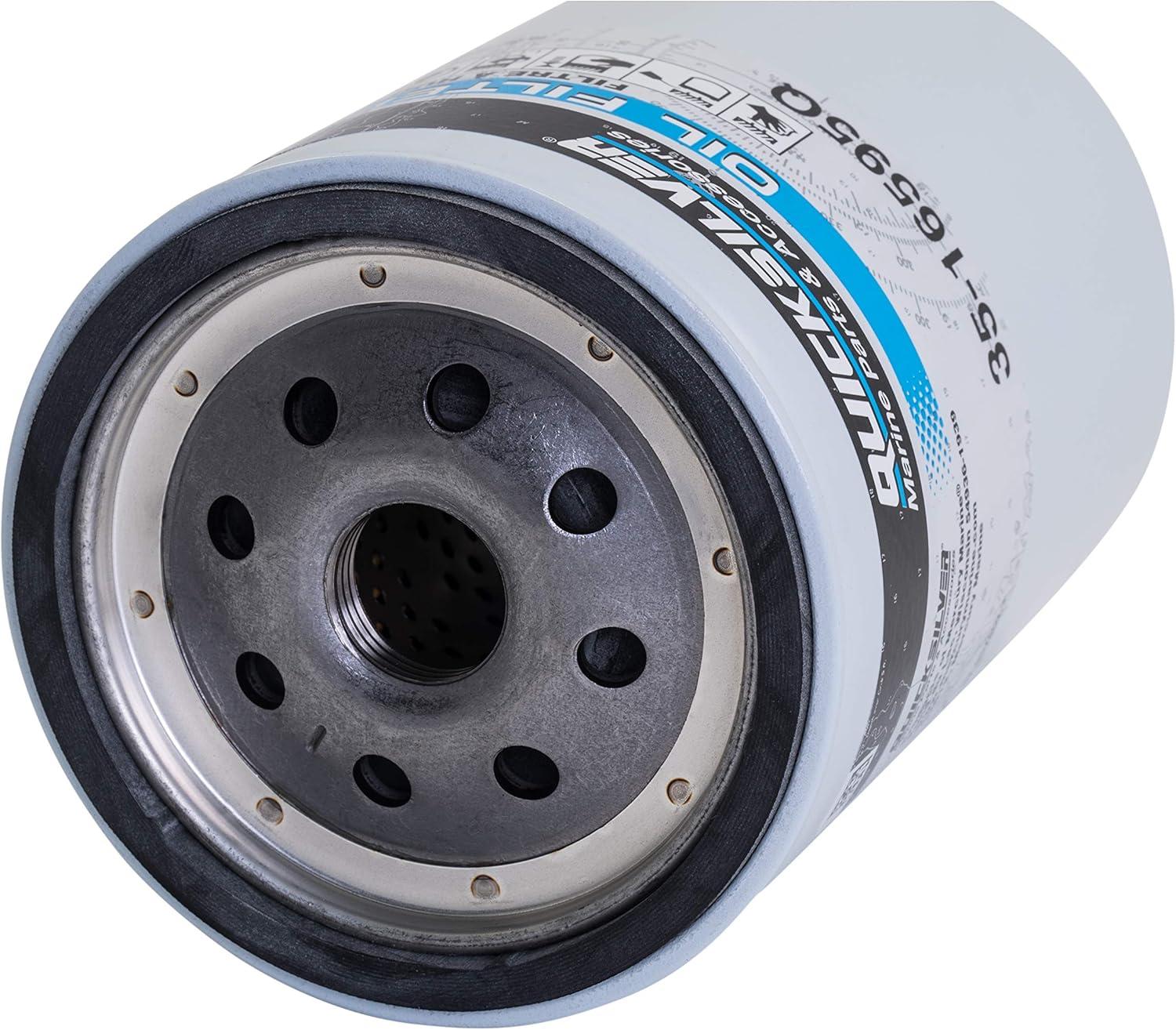 imageQuicksilver 16595Q Oil Filter for MerCruiser High Performance V8 Engines