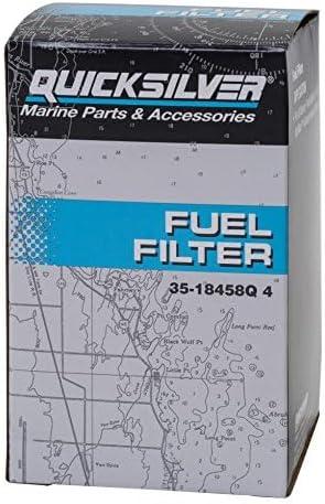 imageQuicksilver 18458Q4 Water Separating Fuel Filter Kit with Blue Water Warning Sensor for Mercury Outboards