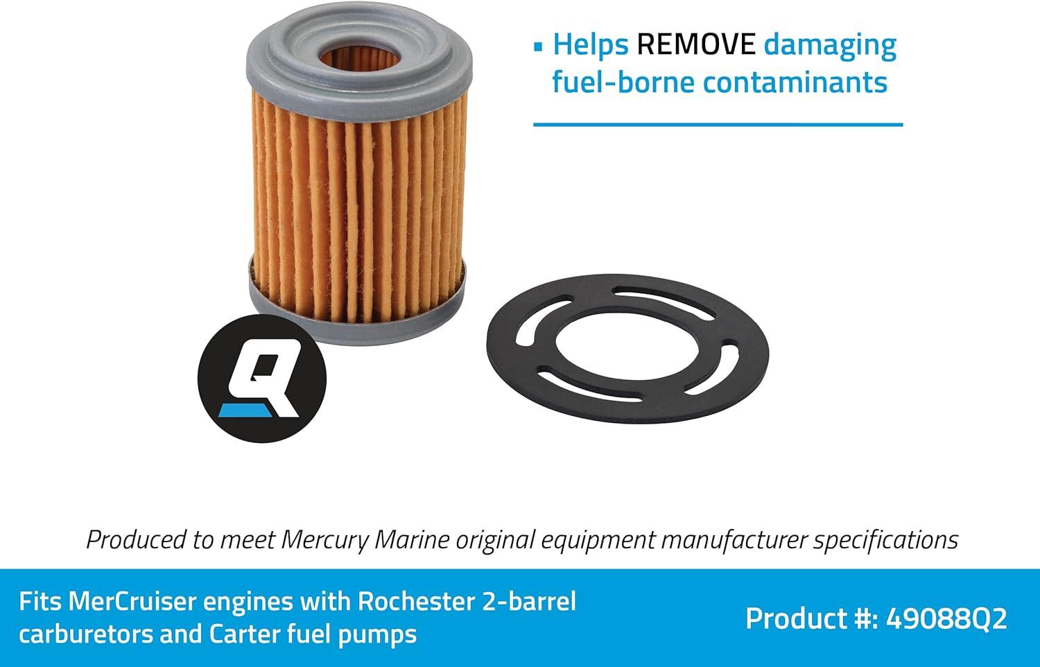 imageQuicksilver 49088Q2 Fuel Filter for MerCruiser Sterndrive and Inboard Engines