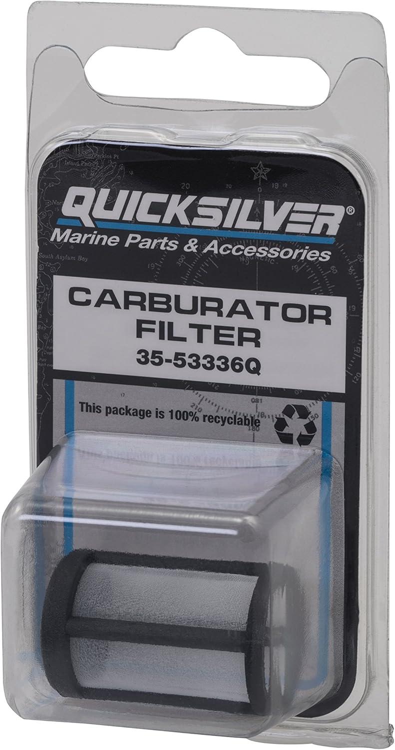 imageQuicksilver 53336Q Carburetor Fuel Filter Element for MerCruiser Sterndrive and Inboard Engines