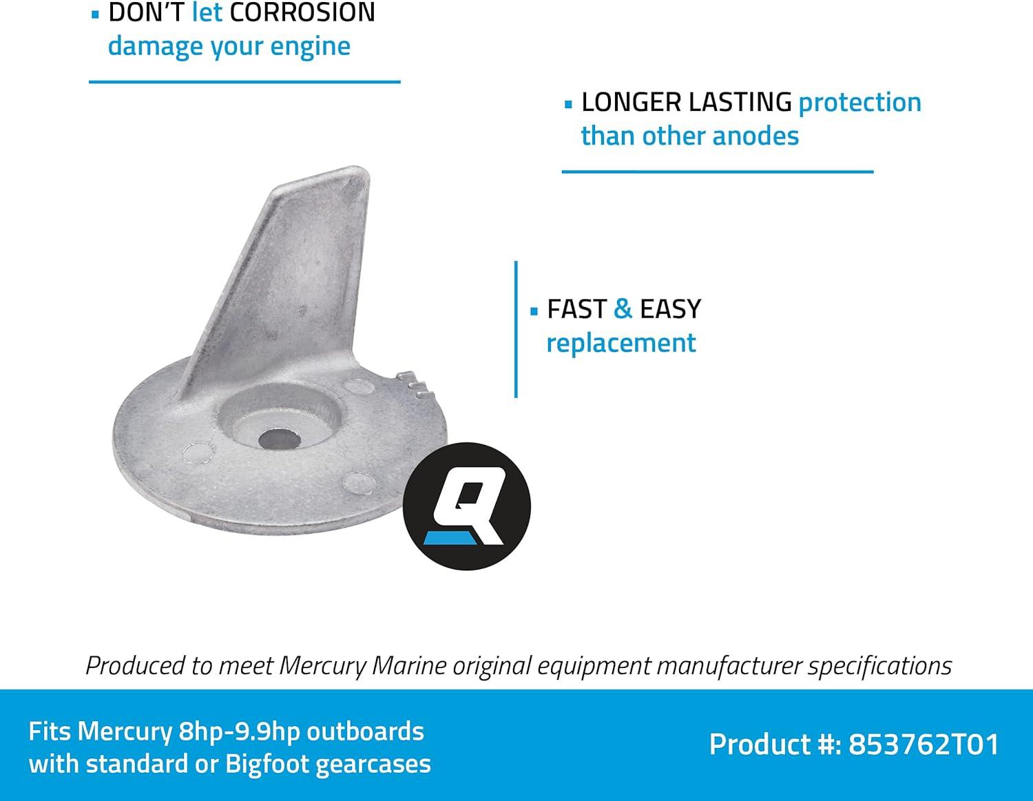 imageQuicksilver 853762T01 Trim Tab Anode