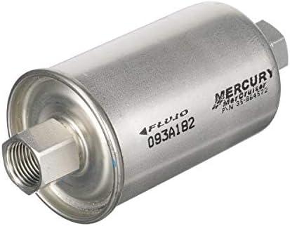 imageQuicksilver 864572 Replacement Inline Fuel Filter for MerCruiser Sterndrive and Inboard Gasoline Engines
