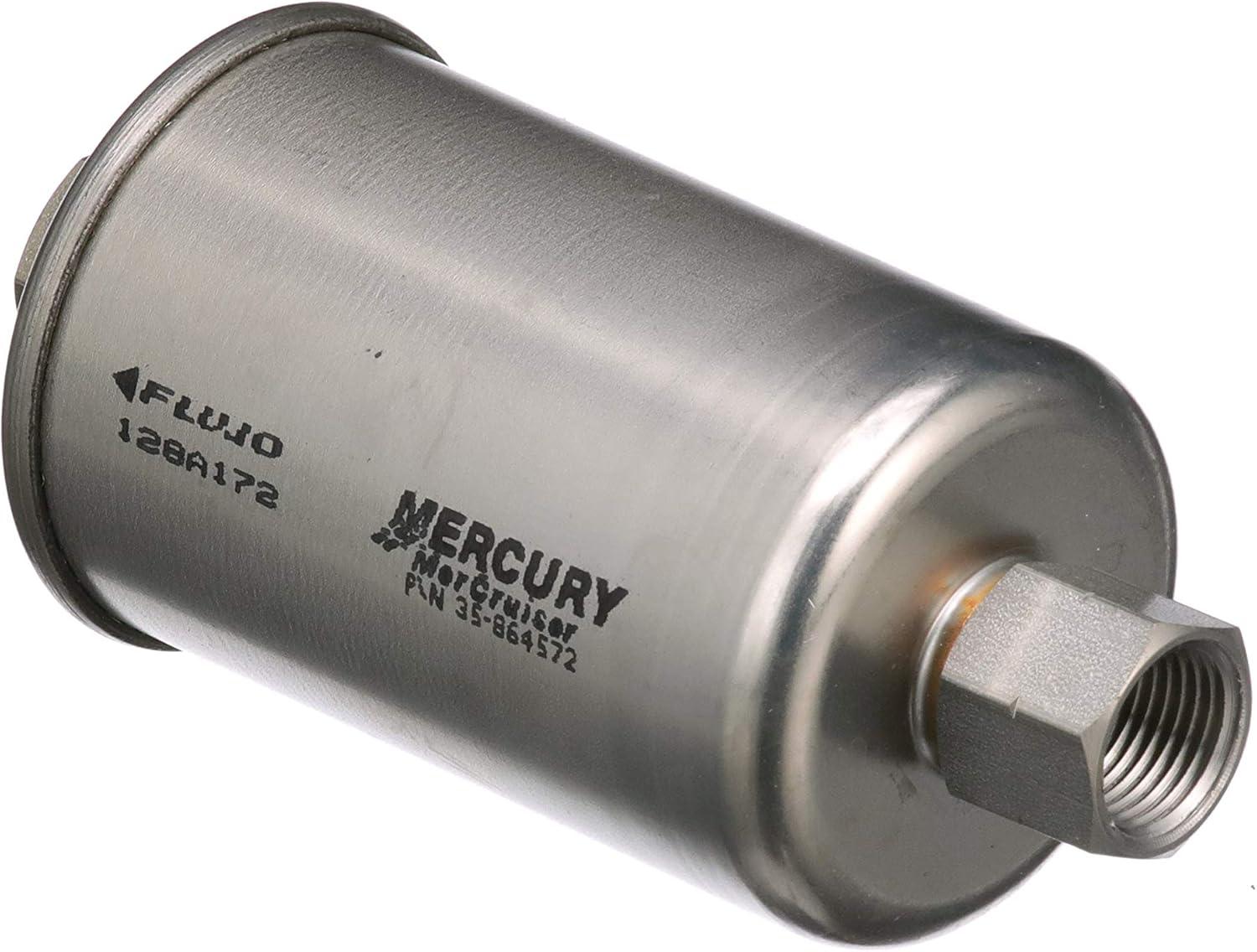 imageQuicksilver 864572A1 Replacement Inline Fuel Filter Kit for MerCruiser Sterndrive and Inboard Gasoline Engines
